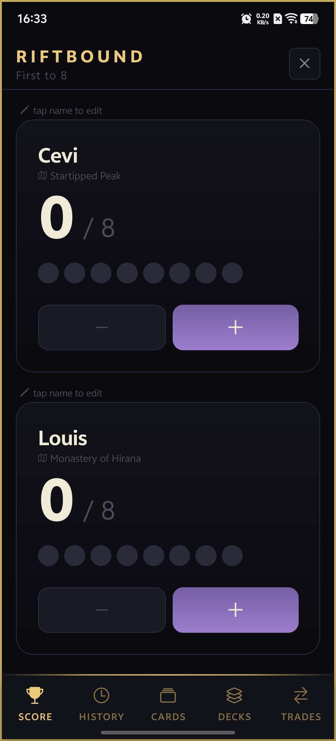 Riftbound Companion screen 1
